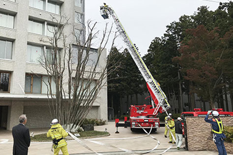 イメージ：防災訓練の定期的な実施